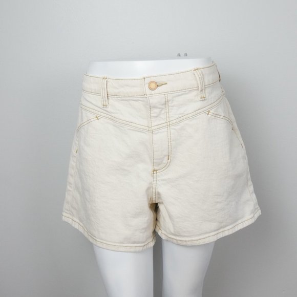 Universal Threads Cream with Tan Stitching Vintage Western Style Shorts 10 - Picture 10 of 12